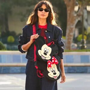 Minnie Mouse Mini Big Face Canvas Bag